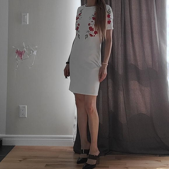 Boohoo white mini shirt dress - Picture 7 of 12